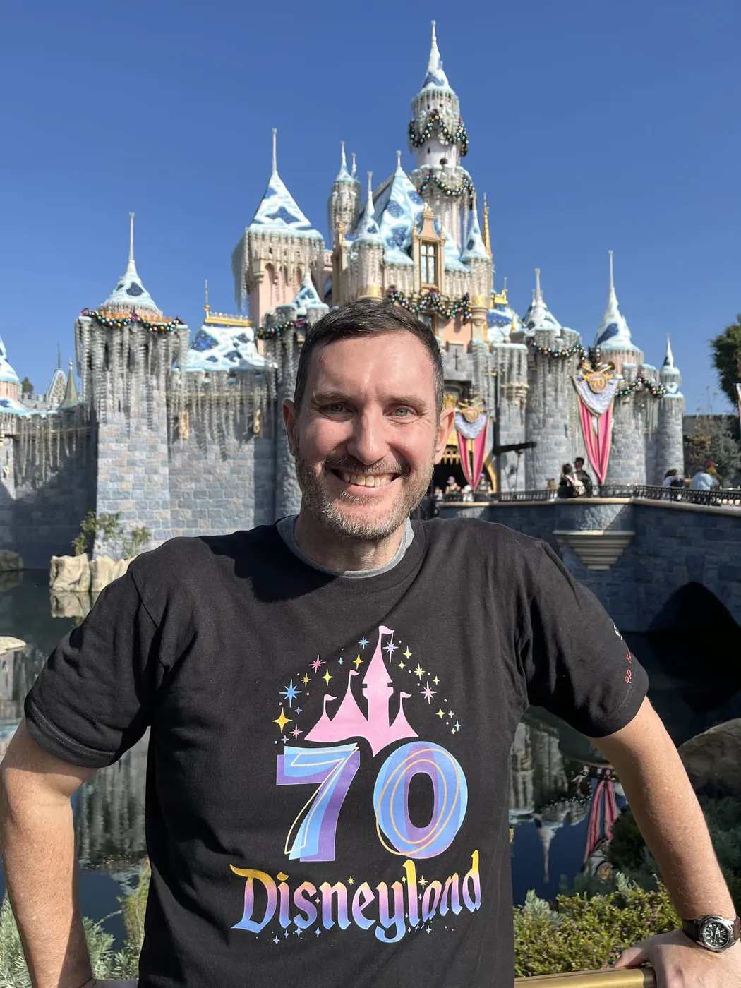 Greg at Sleeping Beauty Castle, Disneyland, Anaheim — 1955